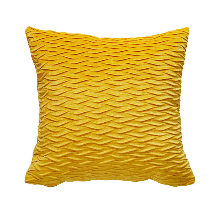 Dutch Velvet Pleated Throw Pillow Cover (45x45cm)