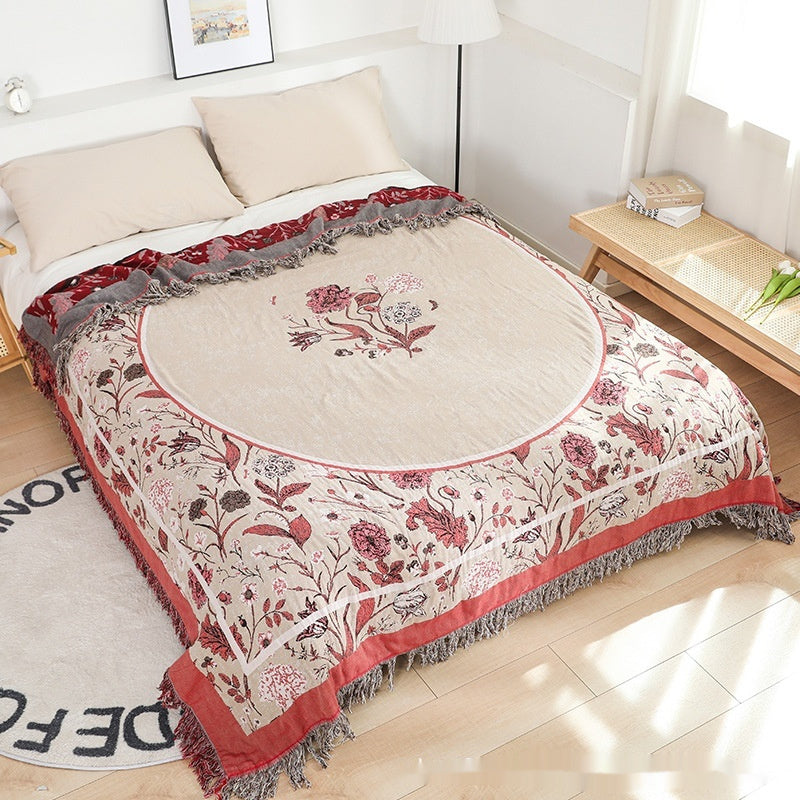 Towel Blanket Cotton Double Air Conditioner Summer Blanket