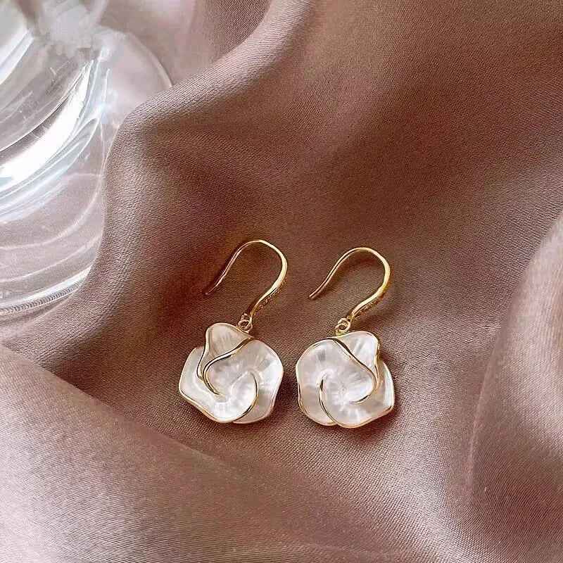 Women's Luxury Camellia Flower Earrings