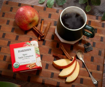 Organic Spicy Apple Cinnamon Tea - Cozy by Dakshin