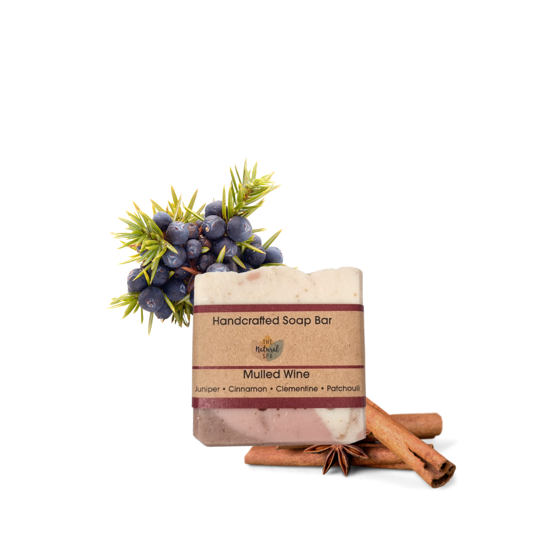 Mulled Wine Soap Bar Juniper Cinnamon Orange 3 Styles - Rosetta Creative Boutique