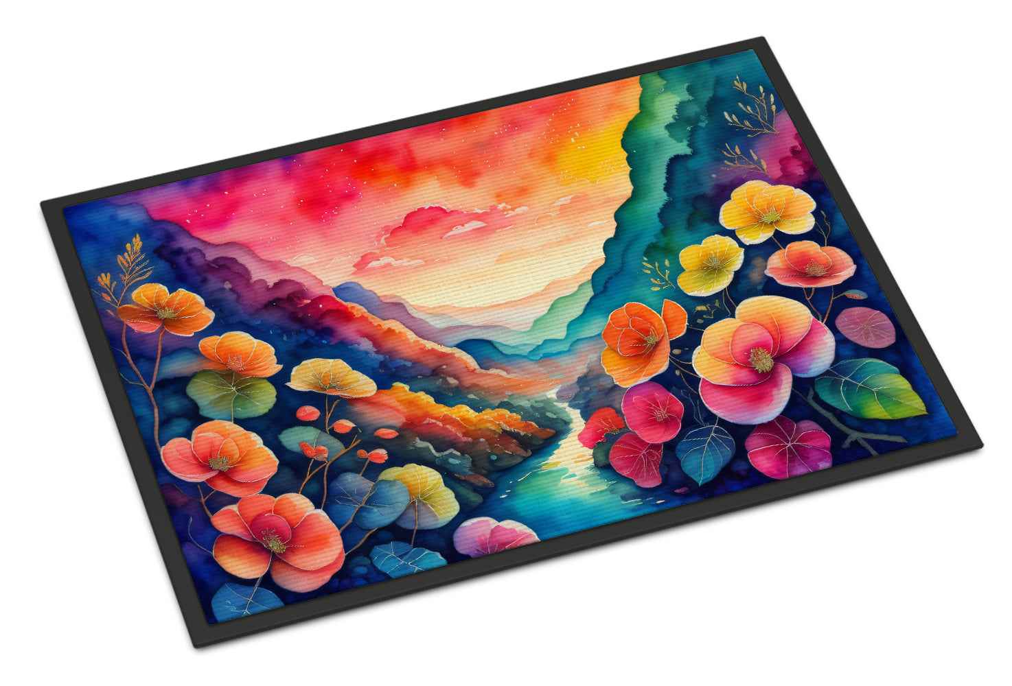 Begonias in Color Doormat