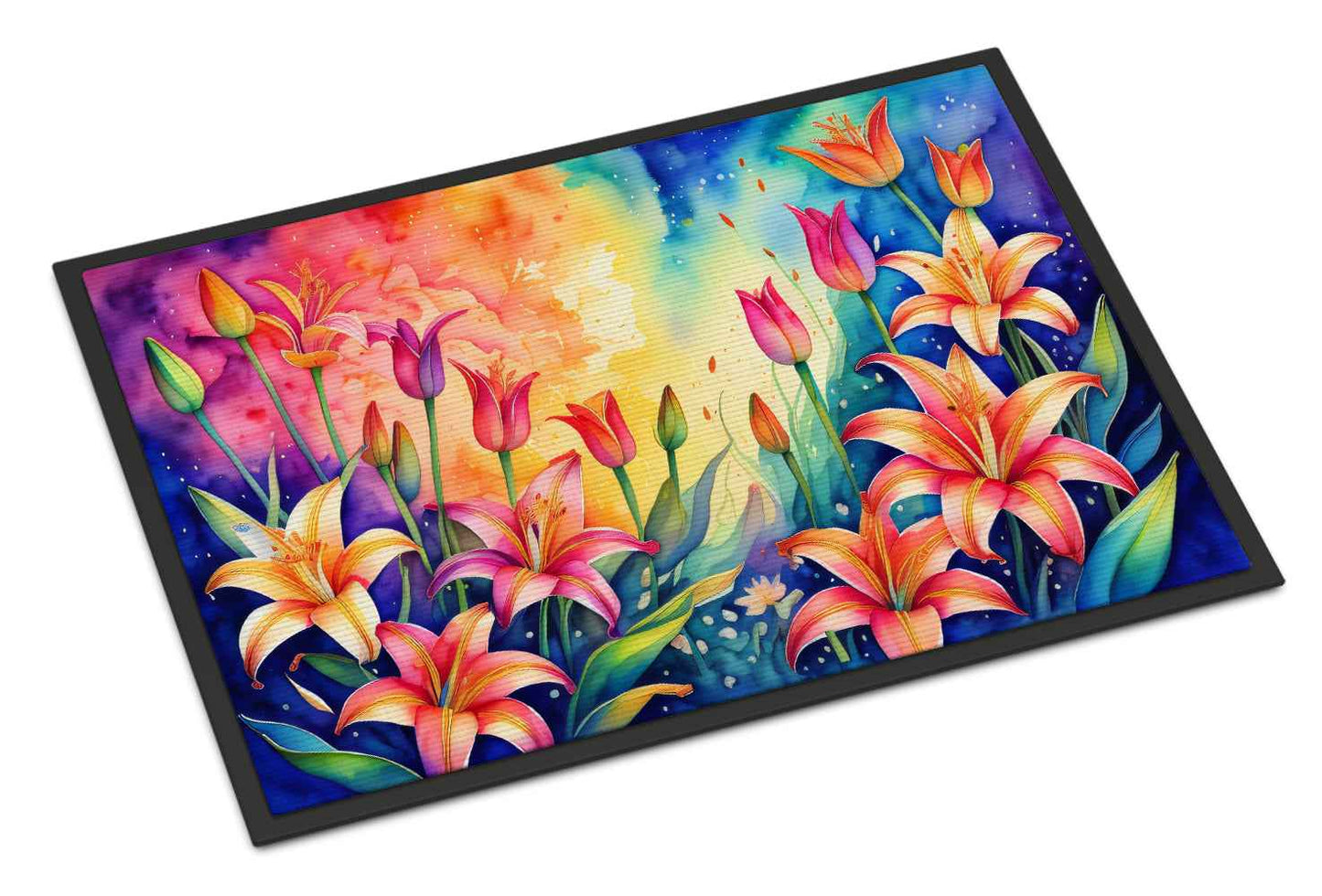 Lilies in Color Doormat