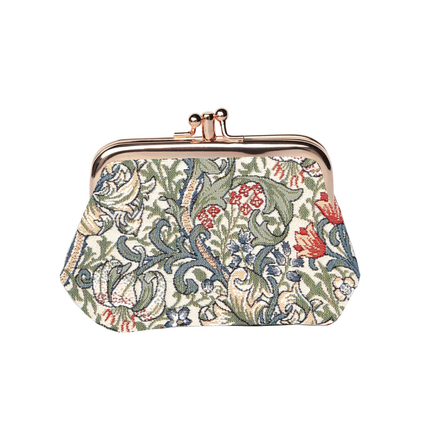 William Morris Golden Lily Frame Purse Signare Tapestry - Rosetta Creative Boutique