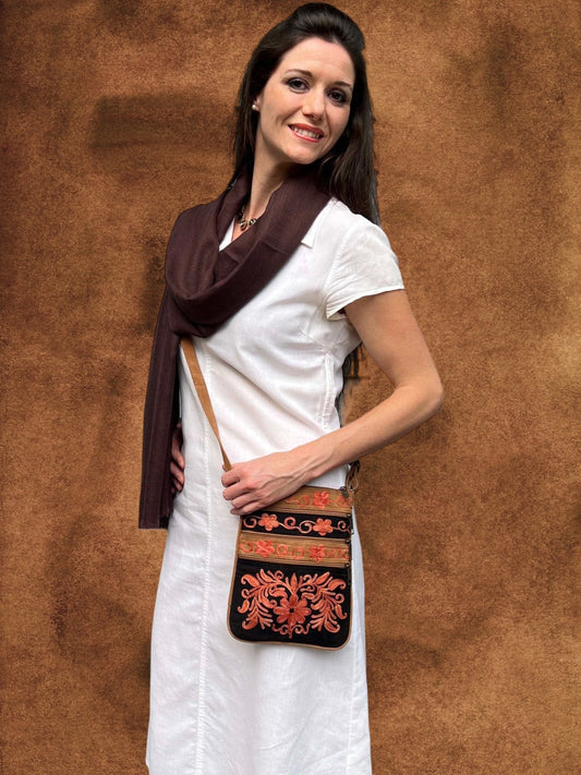 Five Suede Zipper Bags Set For Travel And Everyday Storage - Rosetta Creative Boutique