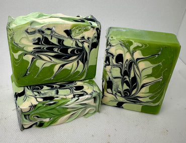 Green Apple Sage Goat Milk Soap Fresh Bath Bar Natural - Rosetta Creative Boutique