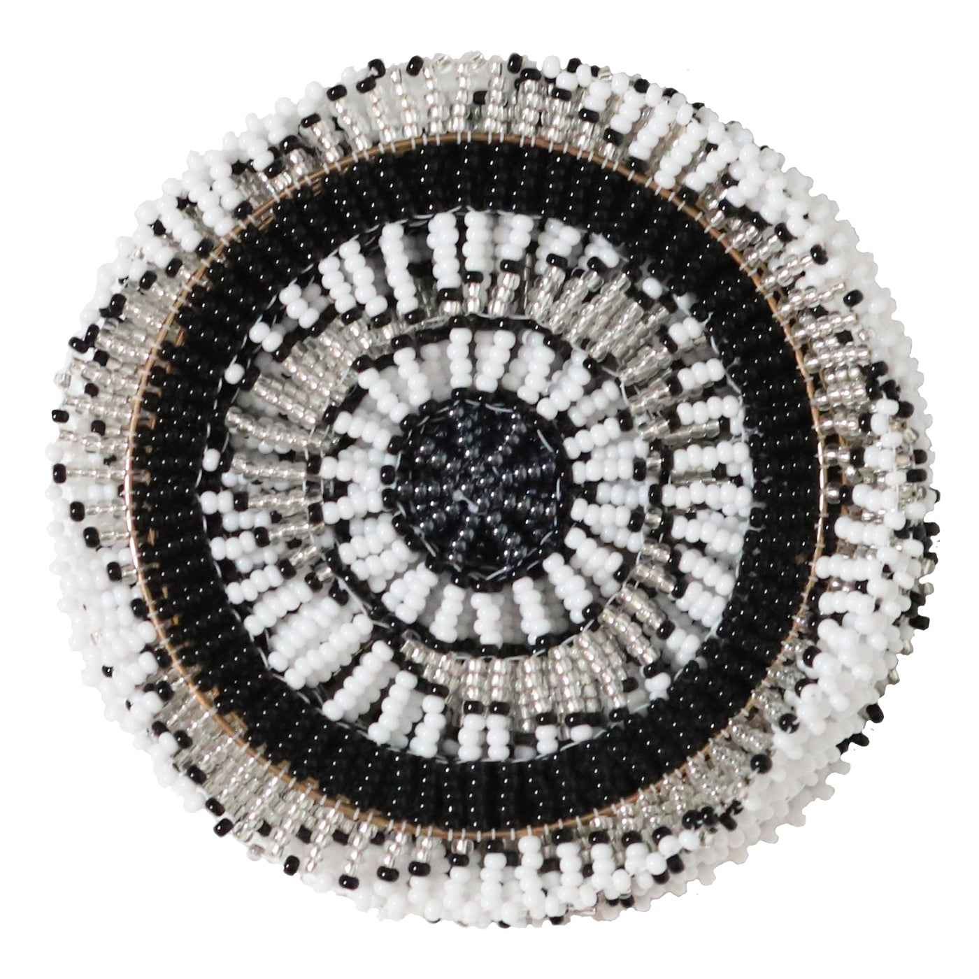 Hand Beaded Coaster Set Of Six By Zimbabwean Artisans Luangisa Home Decor Gift