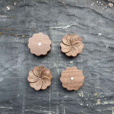 Peach Blossom FSC Wooden Car Diffuser Clip On Vent Aromatherapy