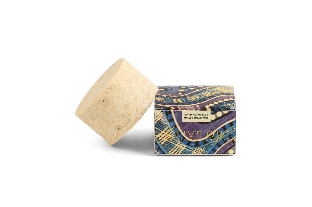 Olive Oil Soap Indigenous Gumby Gumby With Blue Mallee - Rosetta Creative Boutique