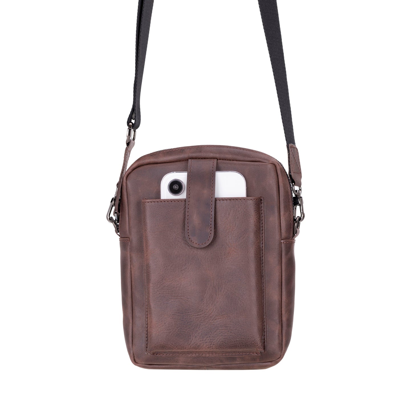 Toronata Ajo Leather Crossbody Bag Pebble Grain Leather - Rosetta Creative Boutique