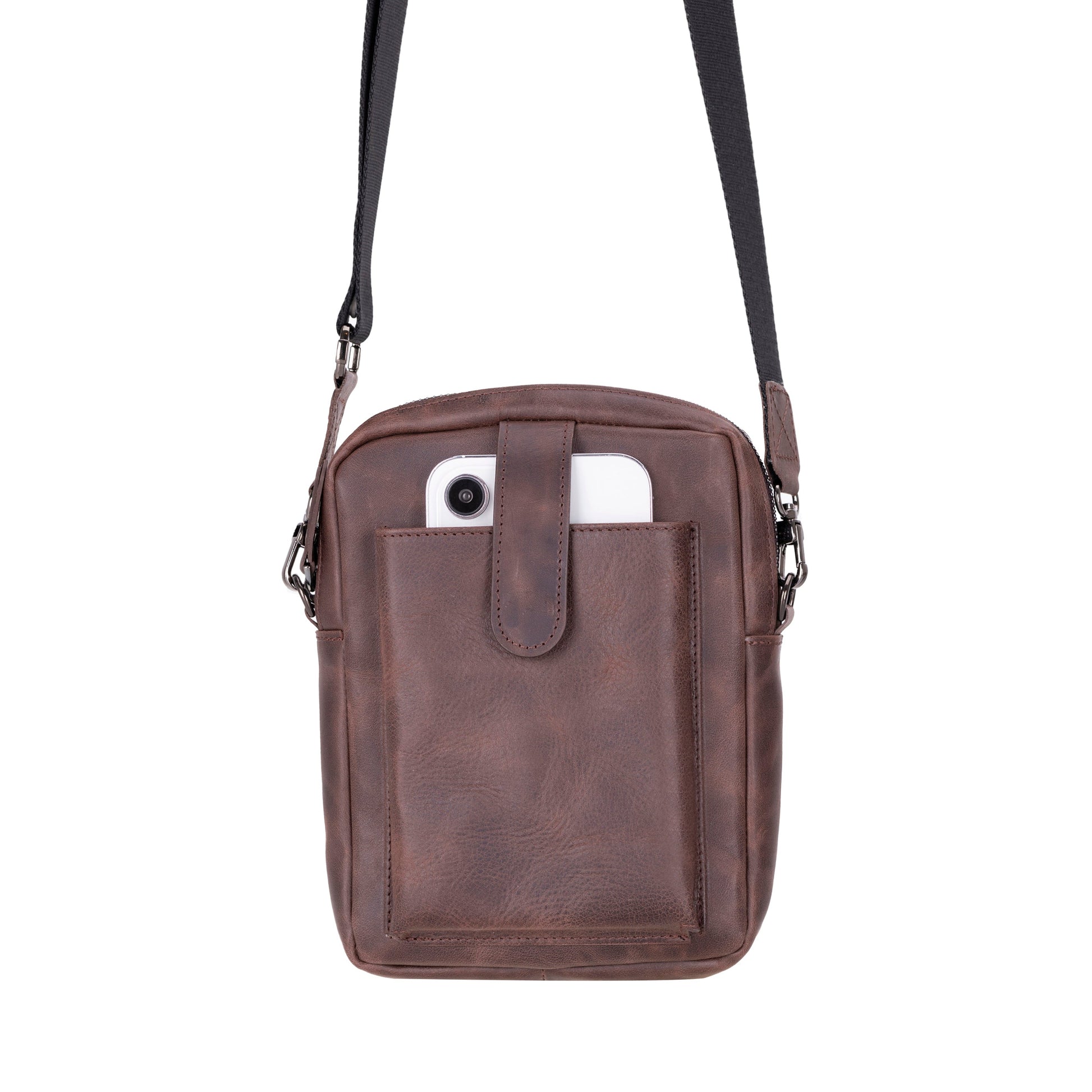 Toronata Ajo Leather Crossbody Bag Pebble Grain Leather - Rosetta Creative Boutique