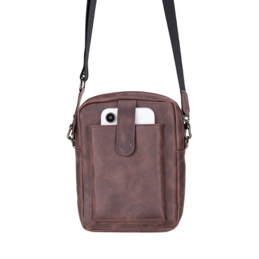 Toronata Ajo Leather Crossbody Bag Pebble Grain Leather - Rosetta Creative Boutique