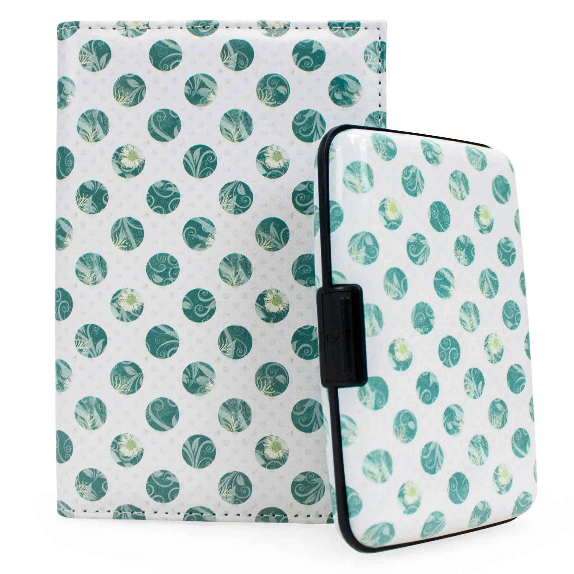 Miami Carry On RFID Protected Passport Cover And Wallet Set For Travel