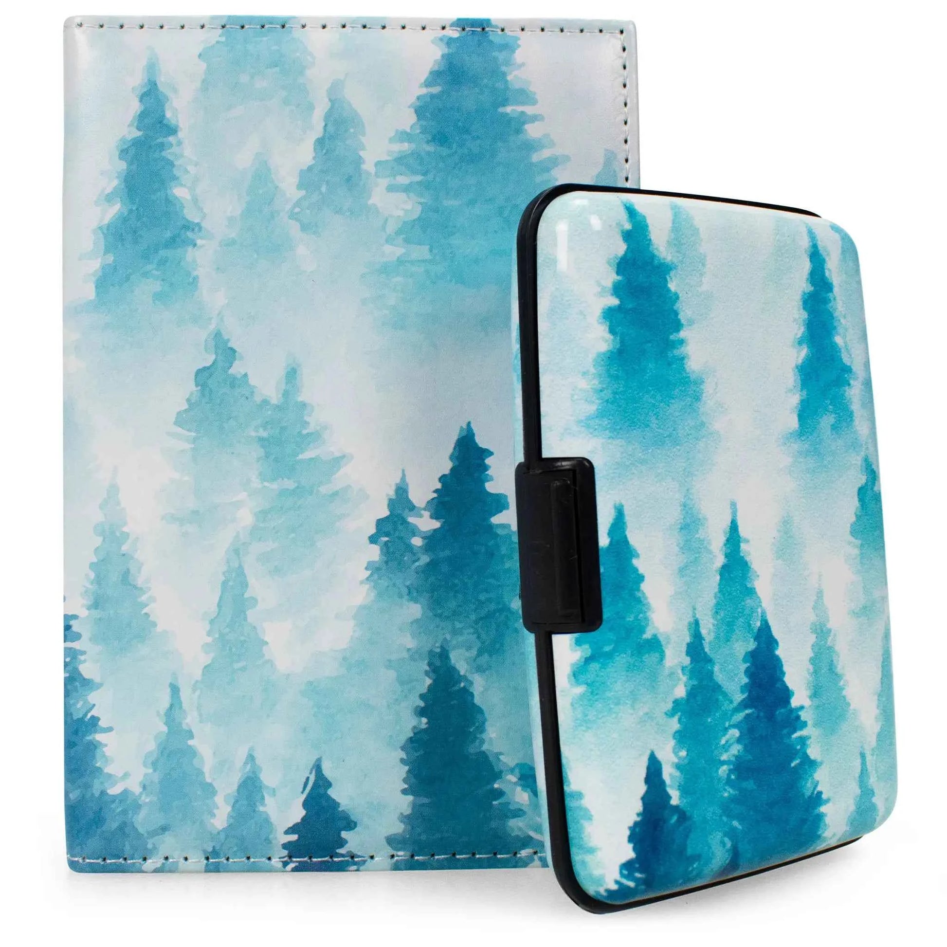 Miami Carry On RFID Protected Passport Cover And Wallet Set For Travel