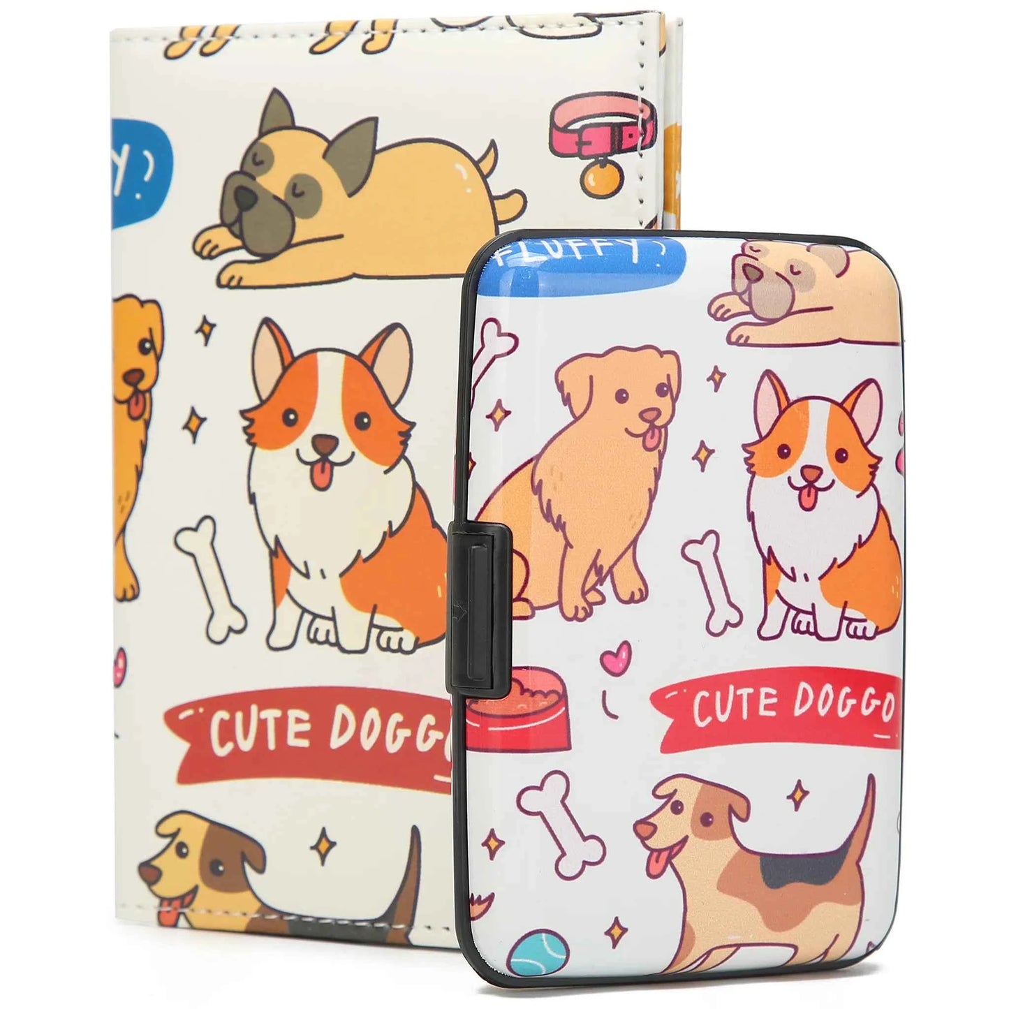 Miami Carry On RFID Protected Passport Cover And Wallet Set For Travel