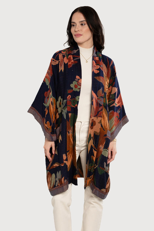 Floral Kimono Cotton Jacket