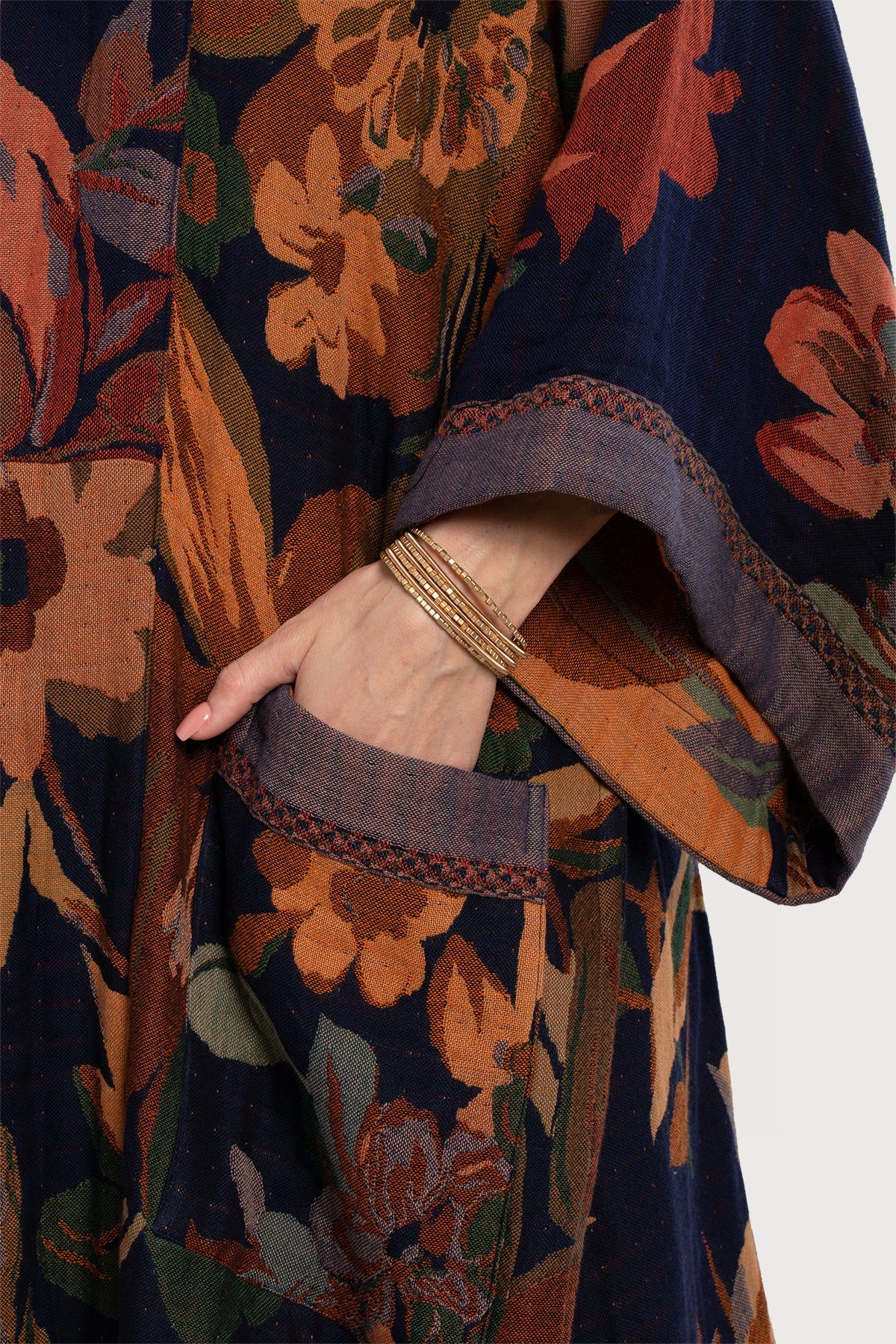 Floral Kimono Cotton Jacket