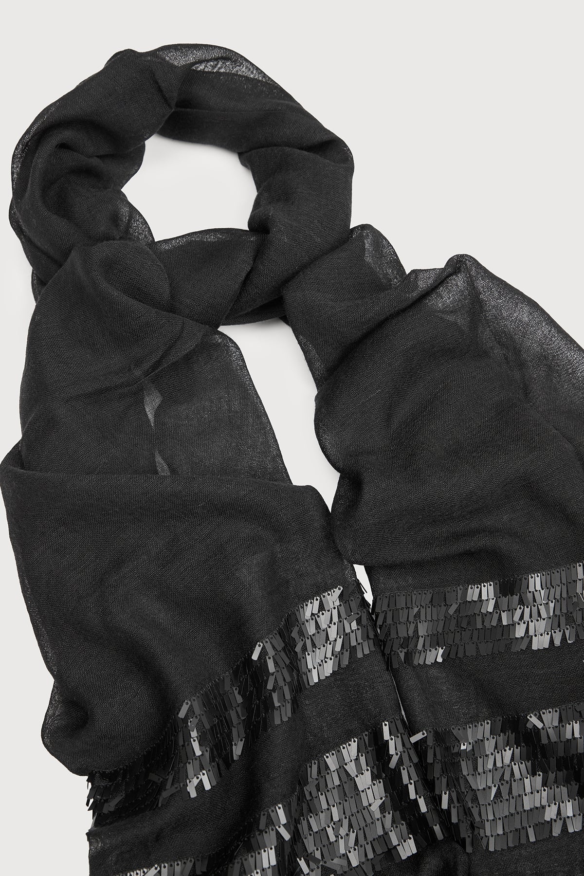 Fringe Sequins Scarf