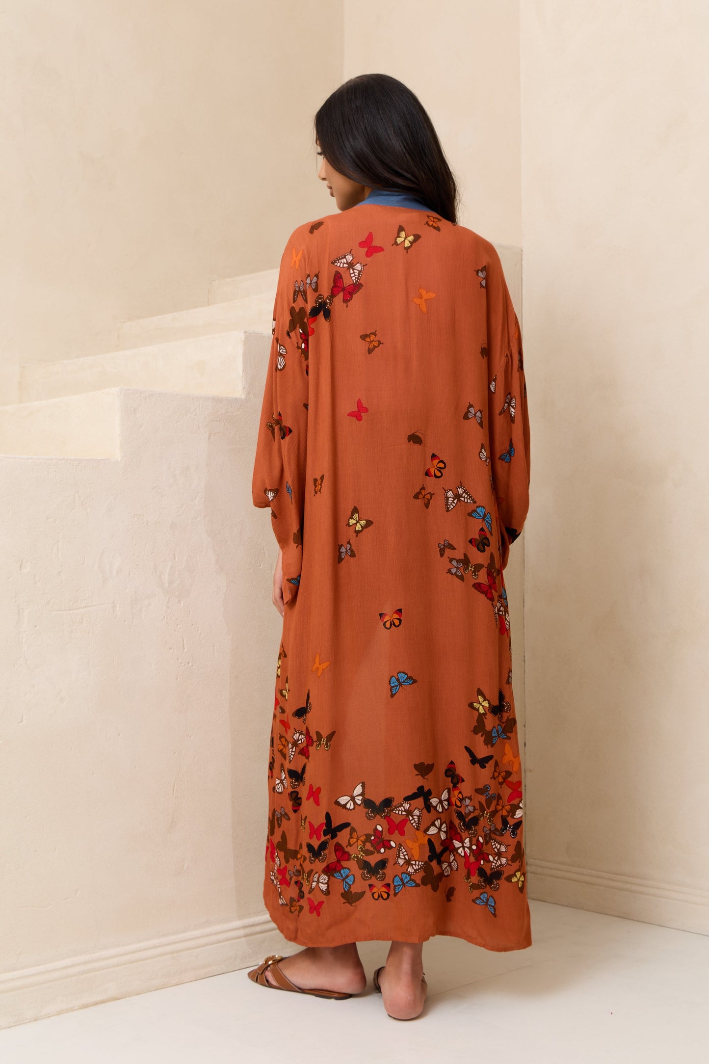 Scattered Butterfly Kimono