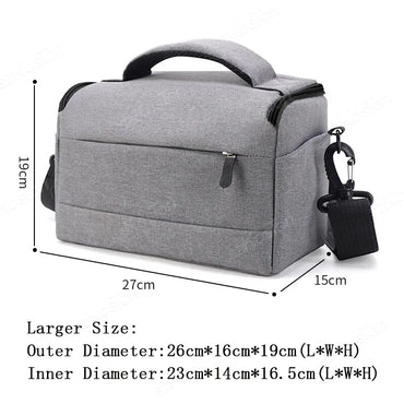 DJI Mini 4 Pro Compatible Large Gray Camera Sling Bag With Shock Protection - Rosetta Creative Boutique