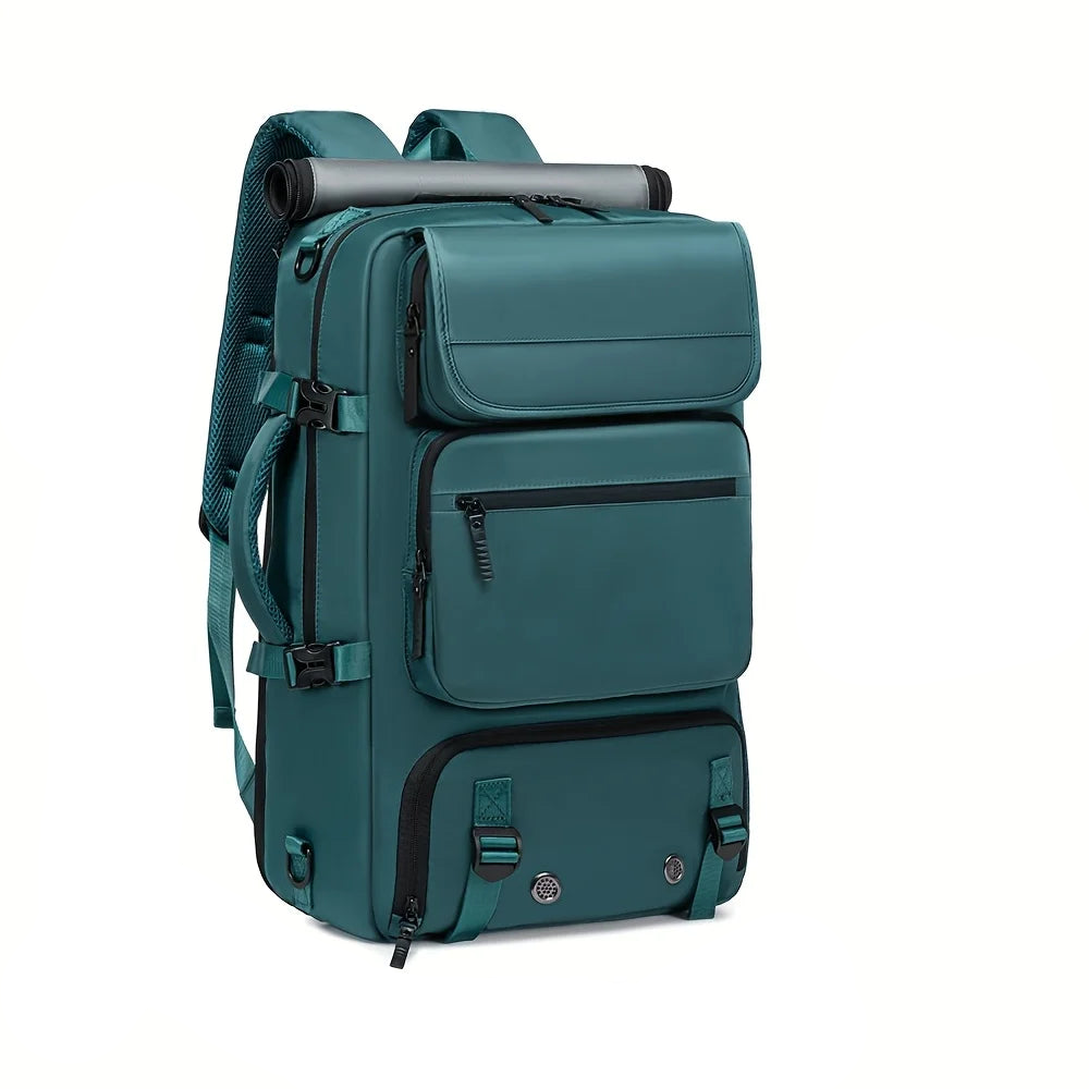 Deep Blue 3 in 1 Travel Backpack Handbag Nylon Unisex - Rosetta Creative Boutique