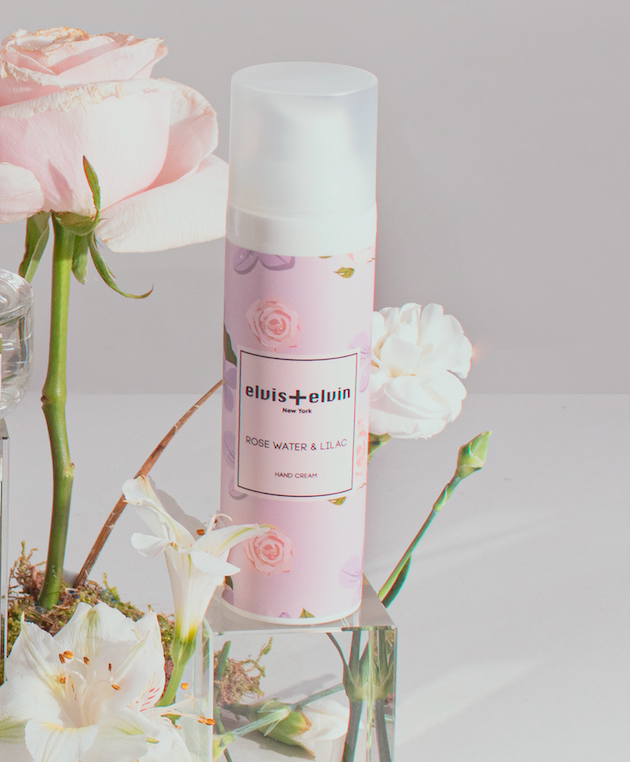 Rose Water and Lilac Fragrance Hand Cream With Hyaluronic Acid Elvis Elvin