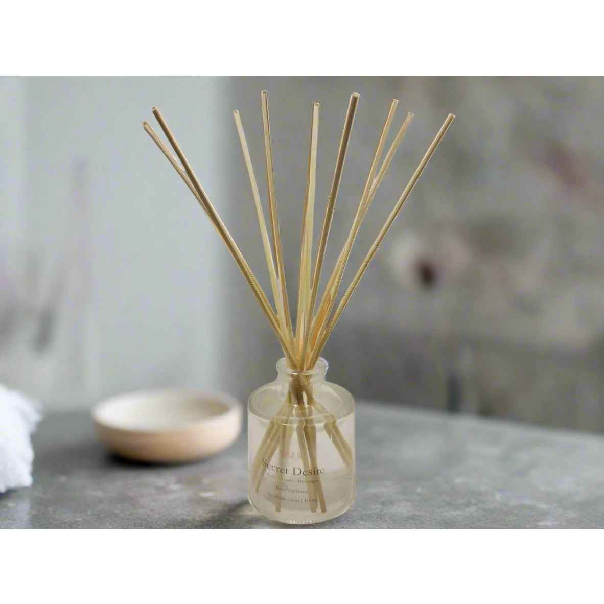 Citrus and Peach Reed Diffuser by SAHC for Fresh Home Fragrance