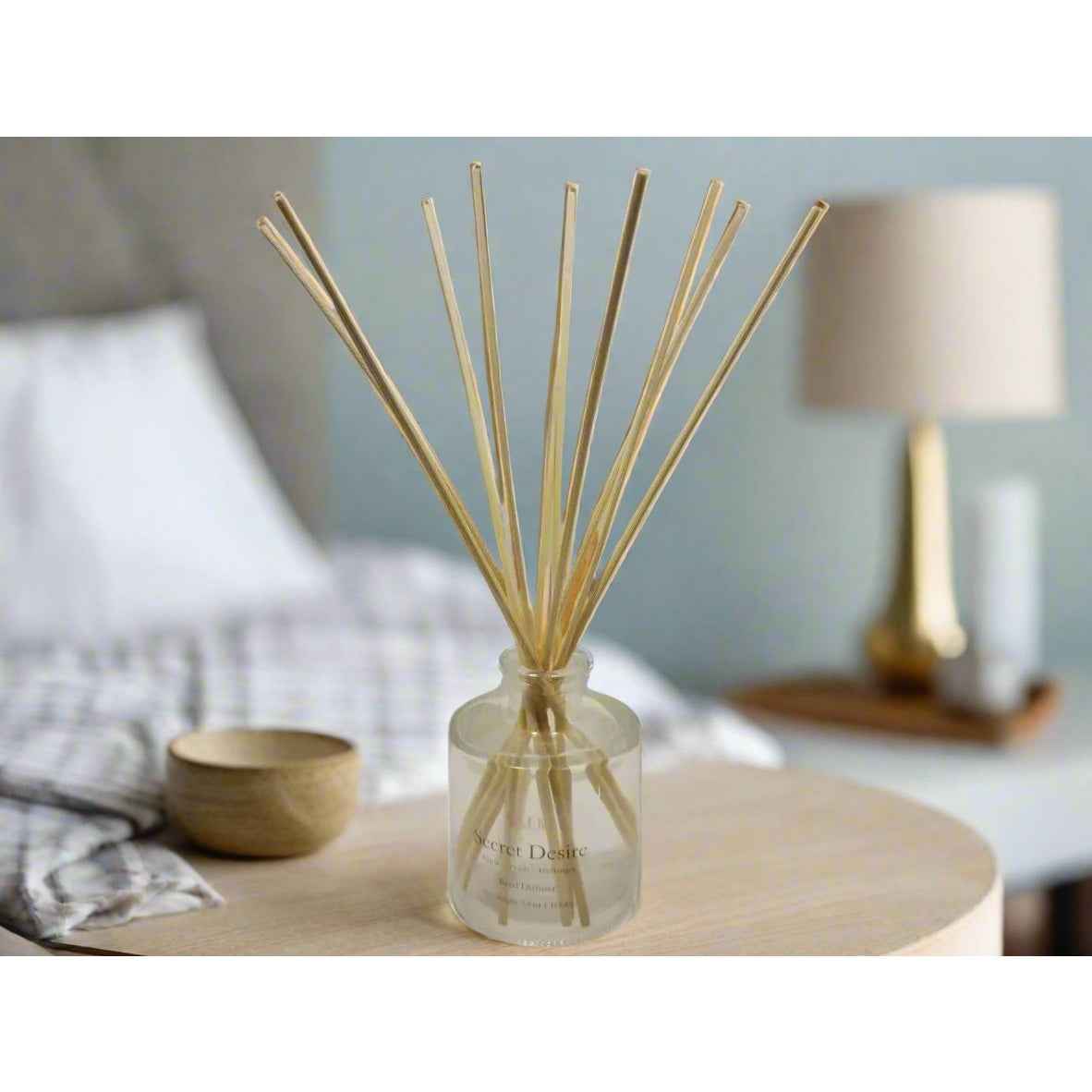 Citrus and Peach Reed Diffuser by SAHC for Fresh Home Fragrance