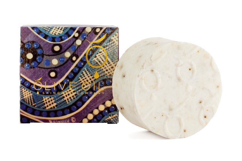 Olive Oil Soap Indigenous Gumby Gumby With Blue Mallee - Rosetta Creative Boutique