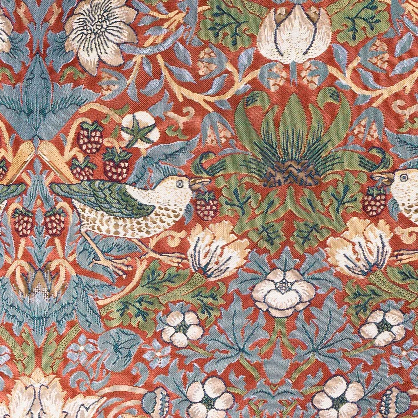 William Morris Strawberry Thief Red - Glasses Pouch