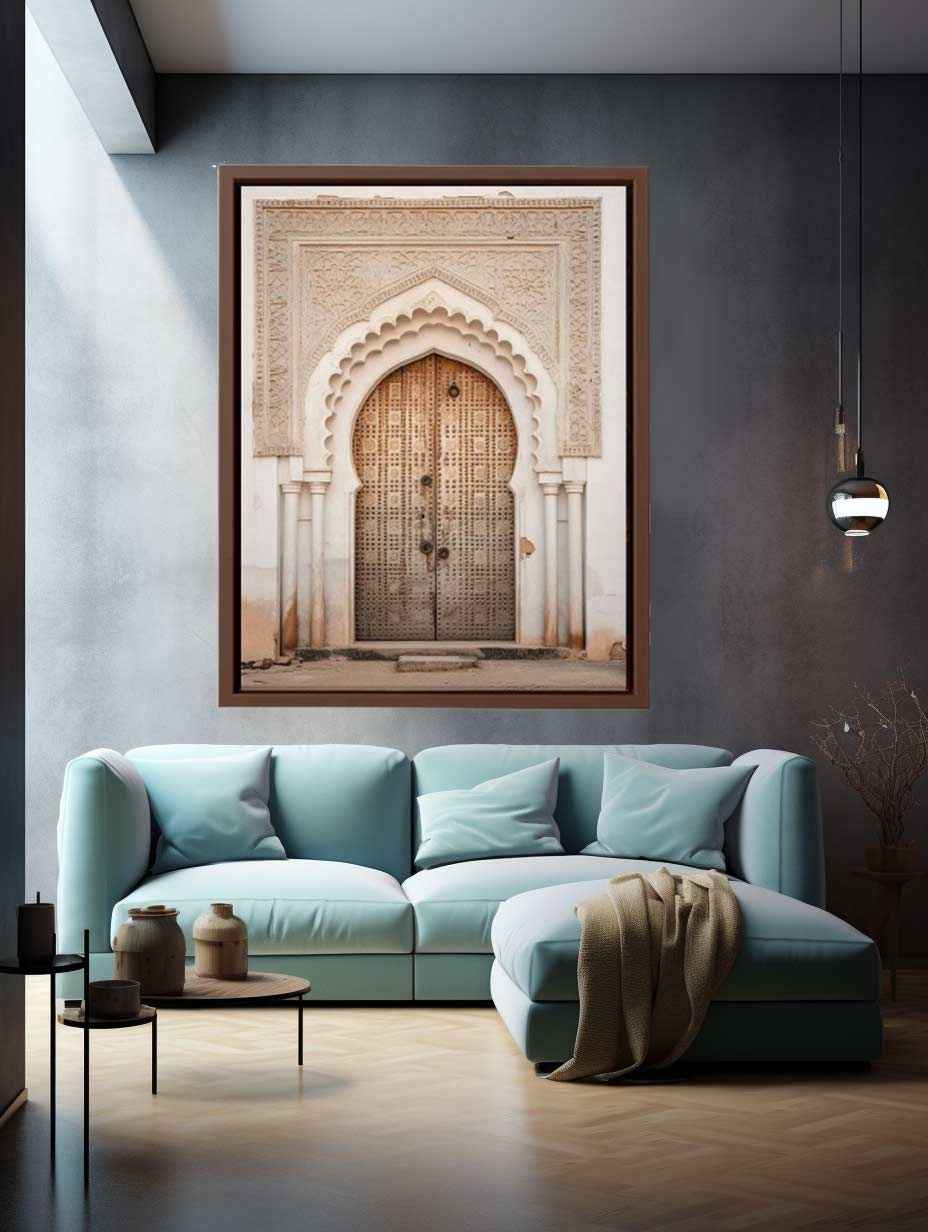 Vintage Door Canvas Art Print