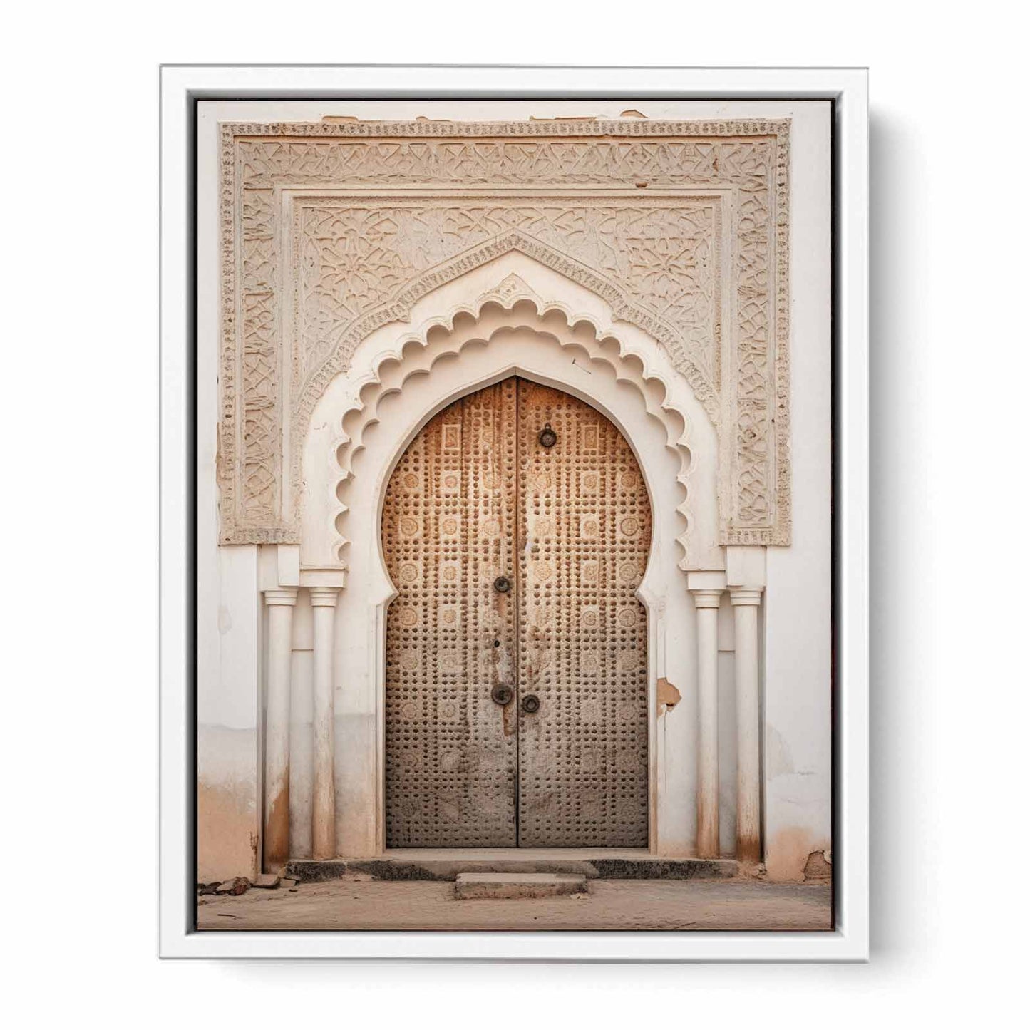 Vintage Door Canvas Art Print-5