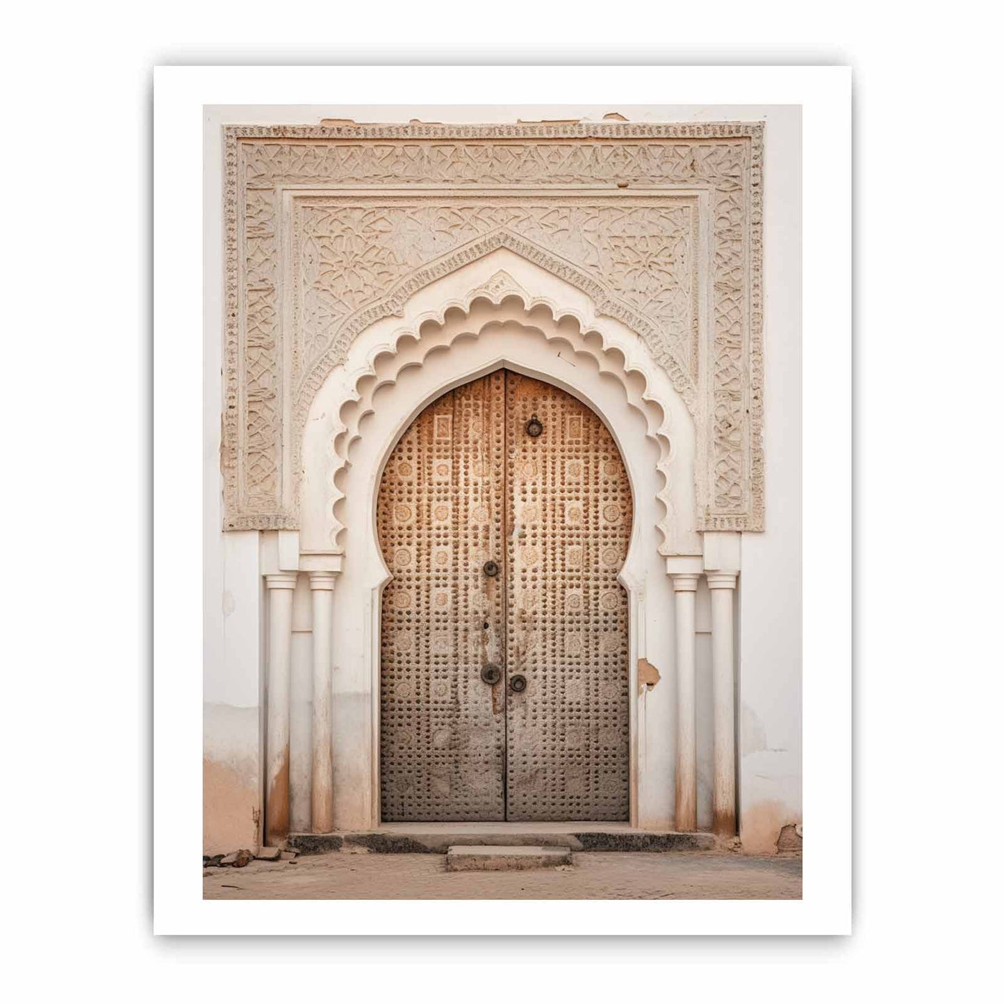 Vintage Door Canvas Art Print-8