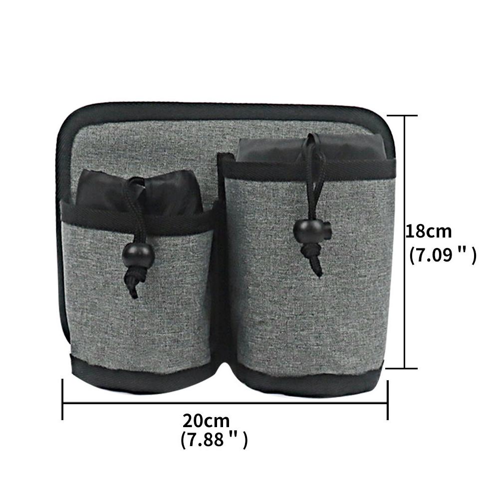 NNEIDS Travel Cup Holder For Luggage Gray Durable Premium - Rosetta Creative Boutique