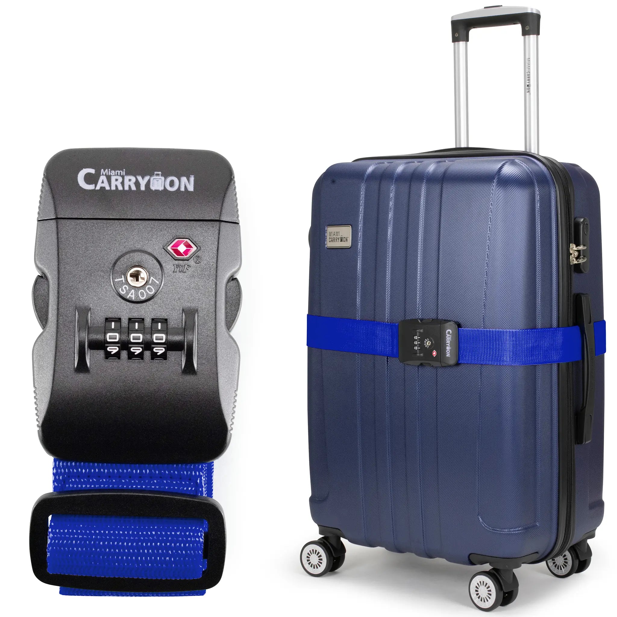 Adjustable TSA Approved Luggage Strap With Combination Lock - Rosetta Creative Boutique