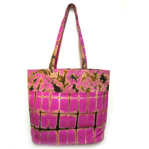 Tie Dye Tote Bag - Pink