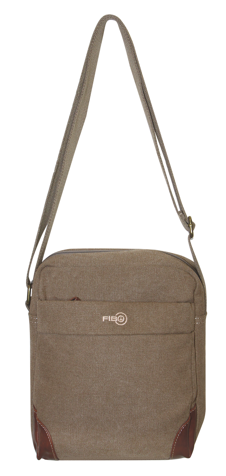 NNEDSZ FIB Explorer Canvas Crossbody Travel Bag Khaki - Rosetta Creative Boutique