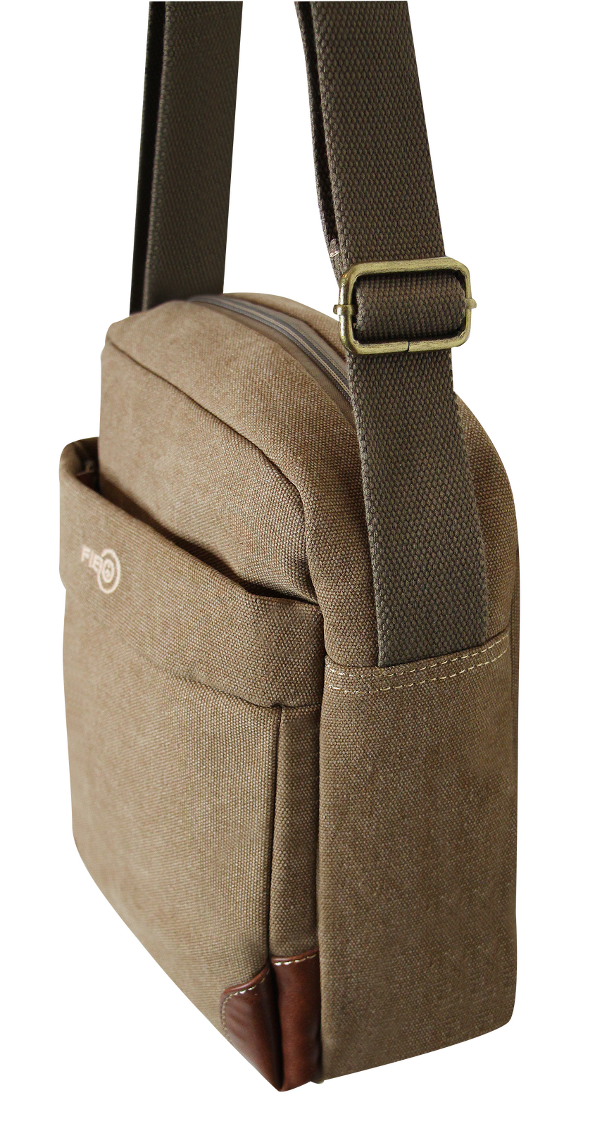NNEDSZ FIB Explorer Canvas Crossbody Travel Bag Khaki - Rosetta Creative Boutique