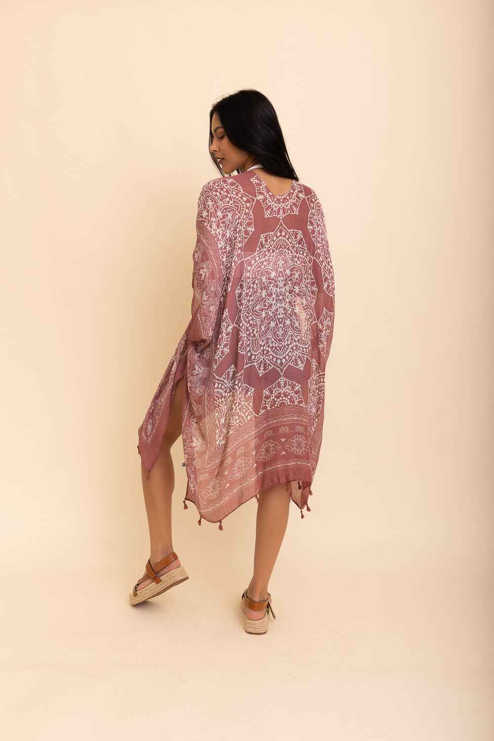 Mandala Tassel Kimono