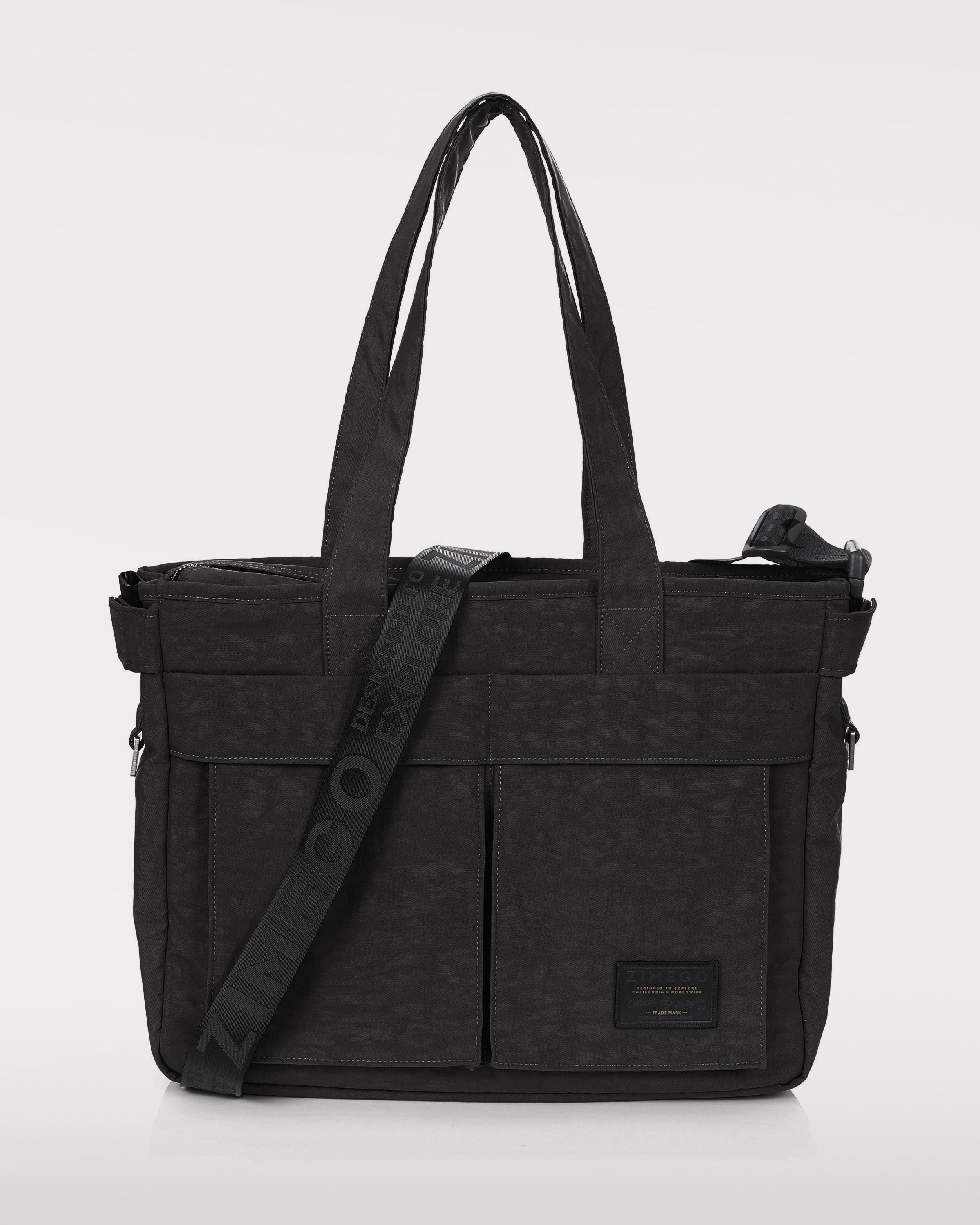 Zimego Unisex Double Laptop Tote With Premium Dual Pockets - Rosetta Creative Boutique