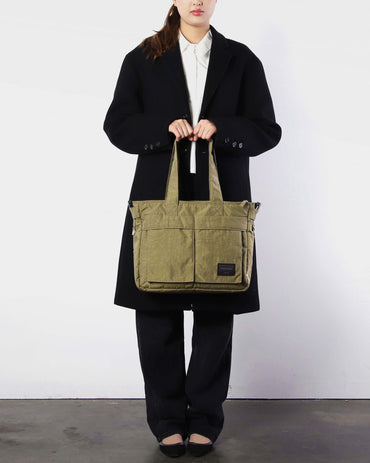 Zimego Unisex Double Laptop Tote With Premium Dual Pockets - Rosetta Creative Boutique