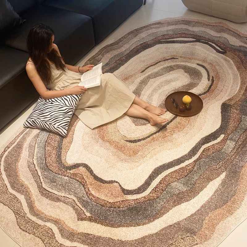 Retro Irregularly Shaped Carpet