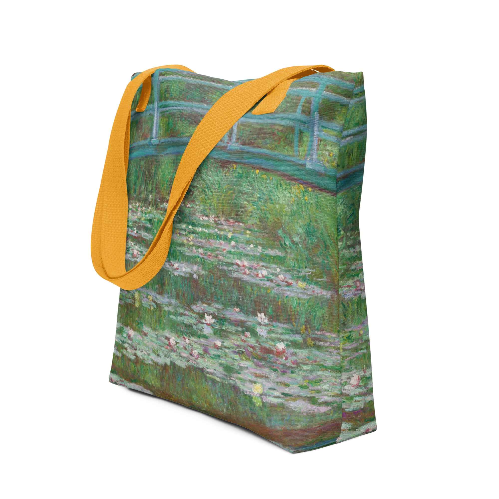 Claude Monet Japanese Garden Tote Bag - Stylish Claude Monet Tote Bag for Everyday Use - Rosetta Creative Boutique