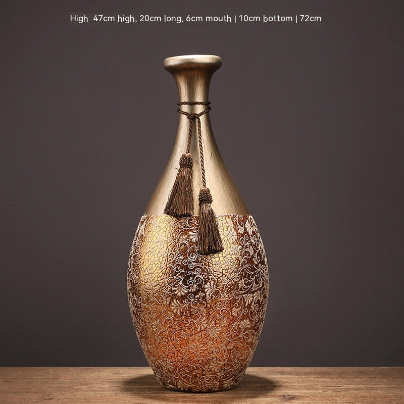 Classic Ming-Style Tabletop Vase | Elegant Oriental Home Decor