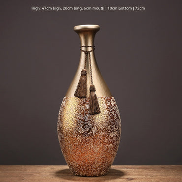 Classic Ming-Style Tabletop Vase | Elegant Oriental Home Decor