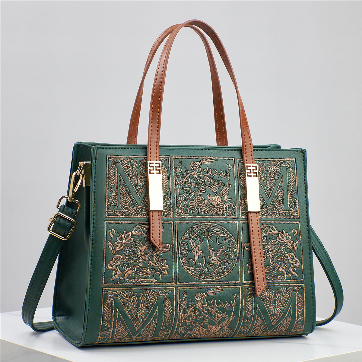 The City Muse Messenger – Soft-Touch Vegan Leather Shoulder Bag