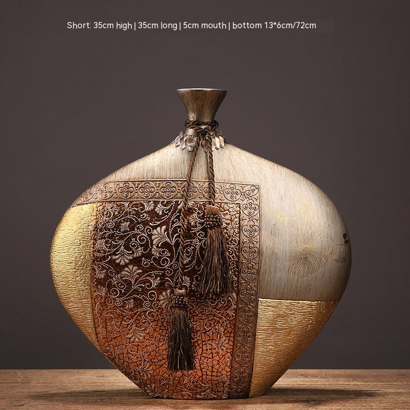 Classic Ming-Style Tabletop Vase | Elegant Oriental Home Decor