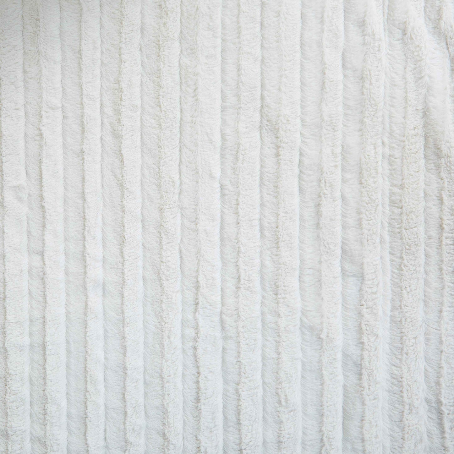 Tache White Ivory Polar Faux Fur with Sherpa Throw Blanket