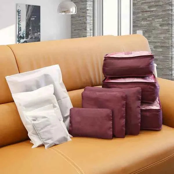 9Pcs Set Clothes Storage Bags Water-Resistant Travel Luggage Organizer Clothing Packing Cubes For Blouse Hosiery Stocking Underwear