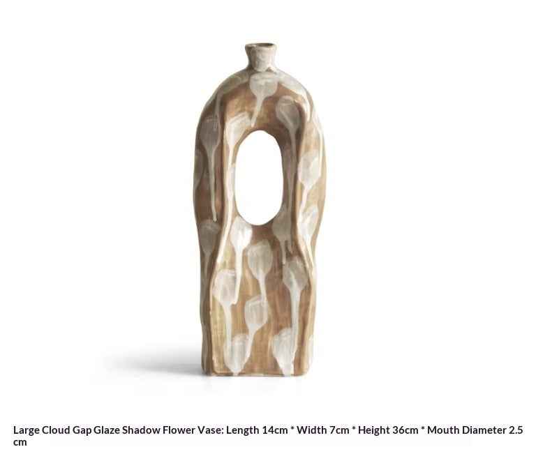 Wabi-sabi Vintage Handmade Ceramic Vase